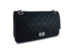 Chanel Black Rare Lagerfeld 227 Reissue Classic 2.55 Flap Bag Sale