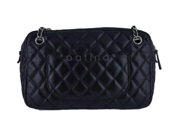 Chanel Black Classic 2.55 Camera Case Bag Hot on Sale