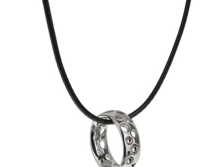 Pomellato White Gold Bubble Motif Pendant Necklace Online now