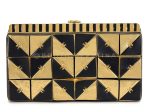 Chanel 19A Egypt Gold Black Framed Minaudière Clutch Bag GHW Paris-New York 78A Hot on Sale