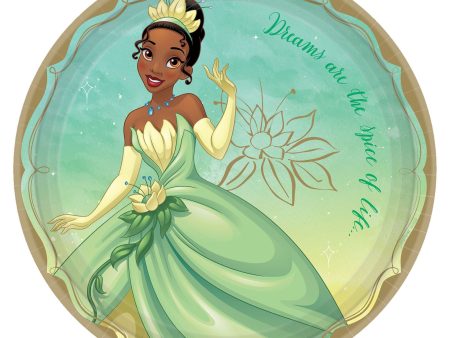 ©Disney Princess Round Plates, 9  - Tiana, 8ct For Discount