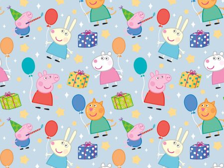 Peppa Pig Gift Wrap, 30in x 5ft, 1ct Hot on Sale