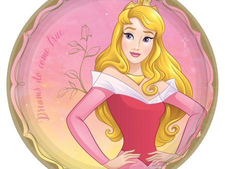 ©Disney Princess Round Plates, 9  - Aurora, 8ct For Discount